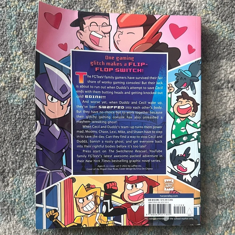 FGTeeV: The Switcheroo Rescue! Graphic Novel